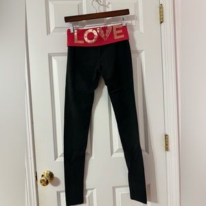 Victoria’s Secret Graphic Print Foldover Leggings